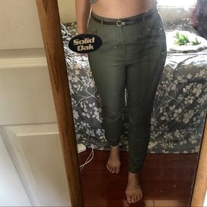 NEW High Waisted Pants With Belt